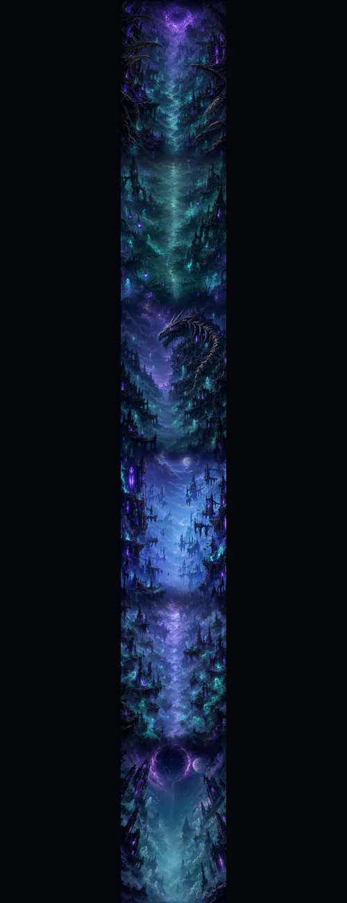 RocketRush Wraithspire Hollow vertical world strip