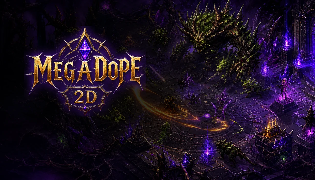 MegaDope 2D Steam main capsule artwork