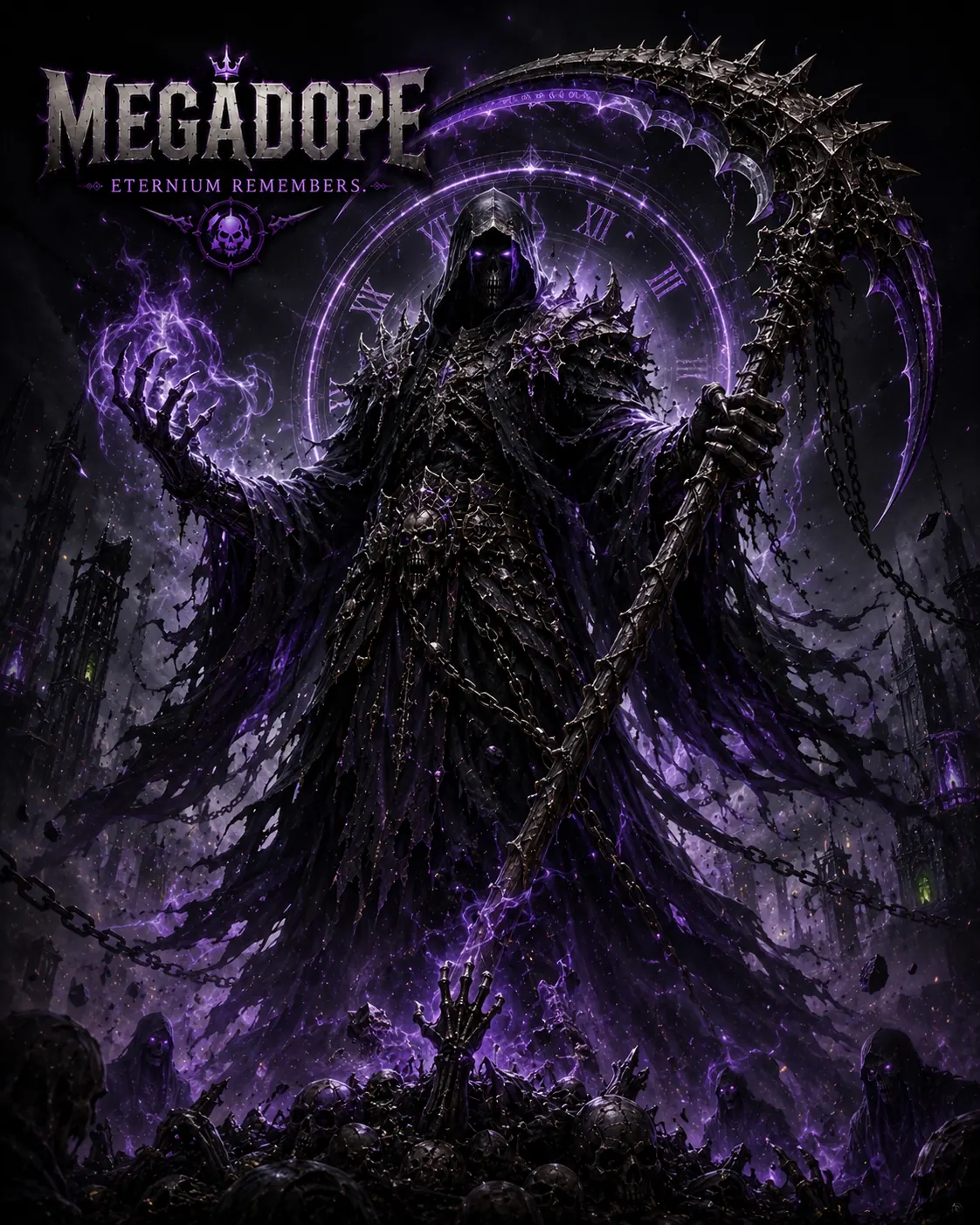 The Grim Reaper key art for MegaDope